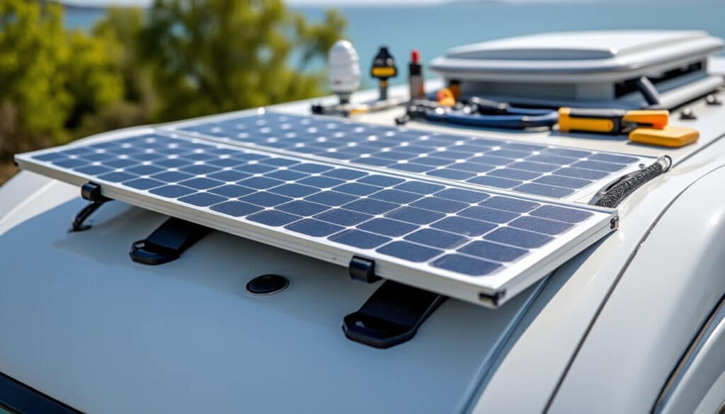 découvrez les étapes clés pour fixer un kit solaire sur un camping-car ou un fourgon, poser le passage de toit et assurer une étanchéité durable.