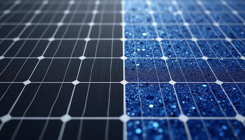découvrez les différences entre les panneaux solaires monocristallins et polycristallins, et comprenez comment la technologie des cellules impacte leur performance et leur efficacité.