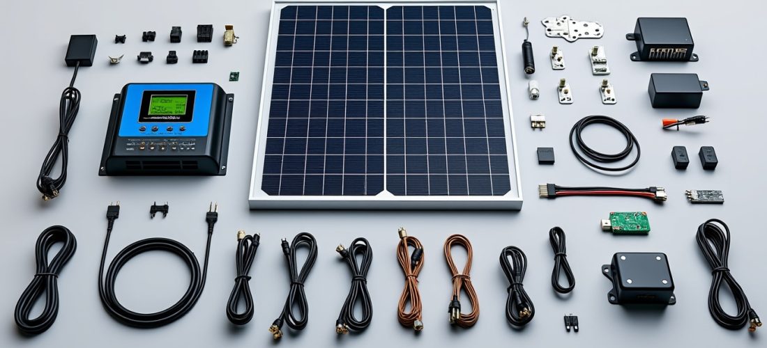 découvrez en détail ce que contient vraiment un kit solaire : panneau solaire, régulateur, câbles et tous les éléments essentiels pour une installation efficace et autonome.